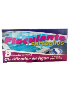 Floculante clarificador en  cartuchos (8x125g)